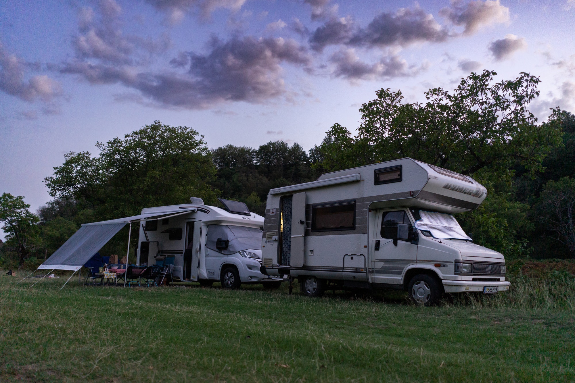 Vacances en camping-car dans la nature