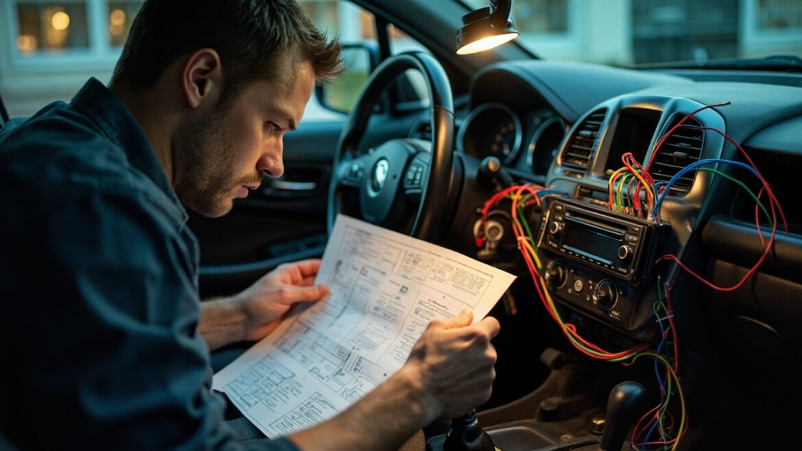 Installer un autoradio : comprendre le schéma de branchement et la couleur des fils
