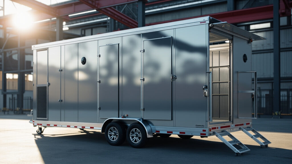 Remorque de rangement vertical: solution ingénieuse pour optimiser l'espace