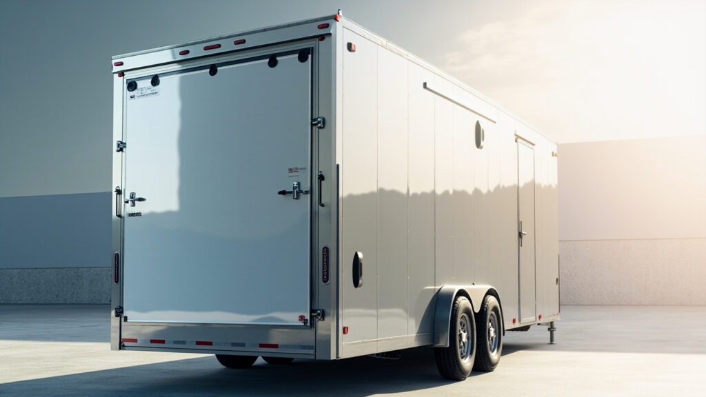 Remorque de rangement vertical: solution ingénieuse pour optimiser l'espace