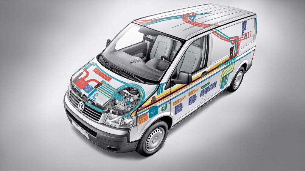 Schéma de relais sur transporter t4: organisation, diagnostic et maintenance