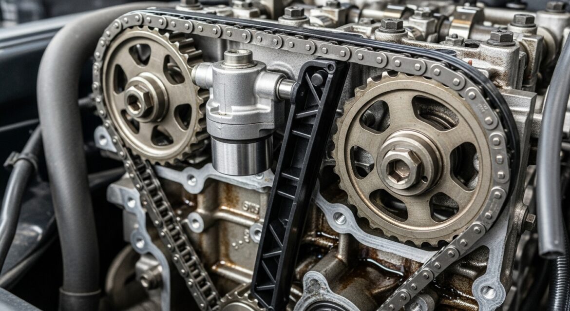 Tendeur de chaine de distribution : rôle, signes et entretien without any text