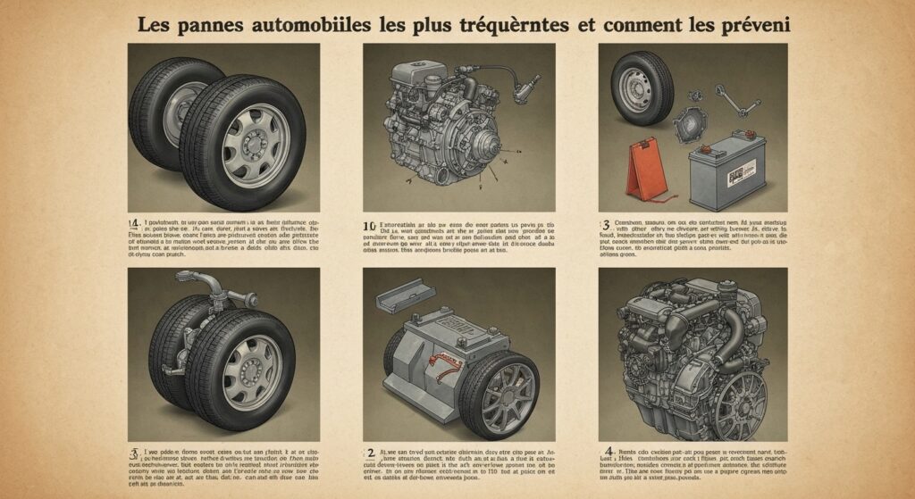 Les pannes automobiles les plus fréquentes et comment les prévenir without any text