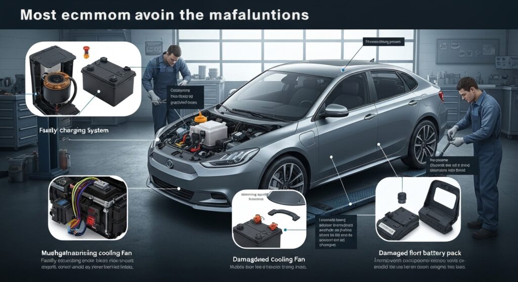 Les pannes les plus fréquentes sur les voitures électriques et comment les éviter without any text