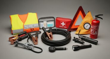 Équipements de sécurité indispensables pour une voiture without any text