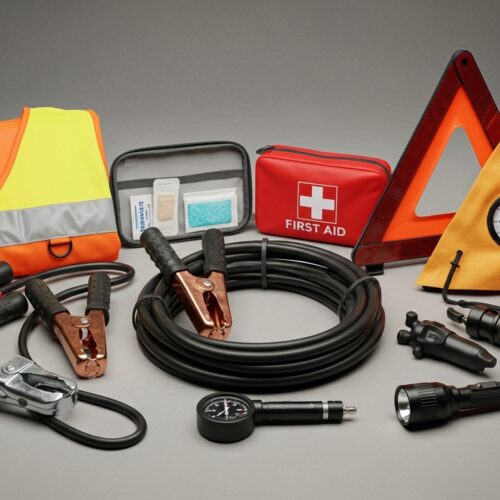 Équipements de sécurité indispensables pour une voiture without any text