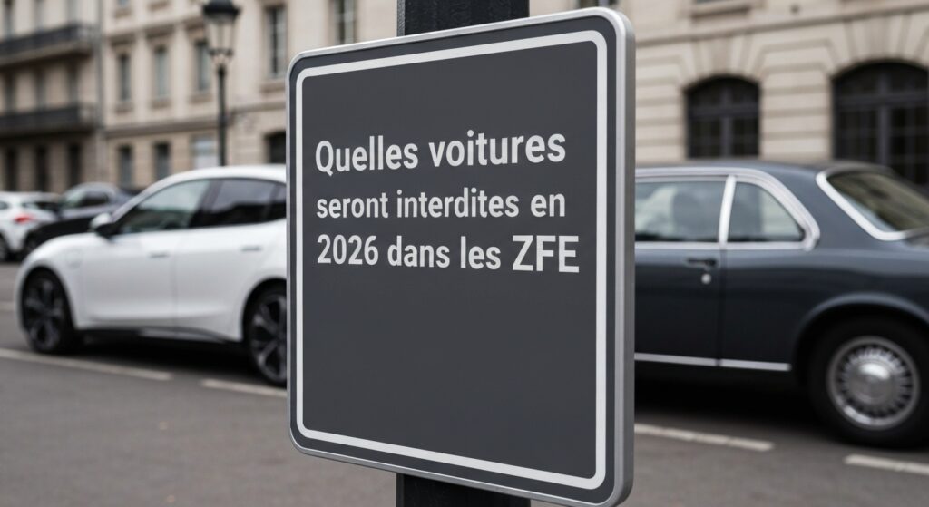 Quelles voitures seront interdites en 2026 dans les ZFE without any text